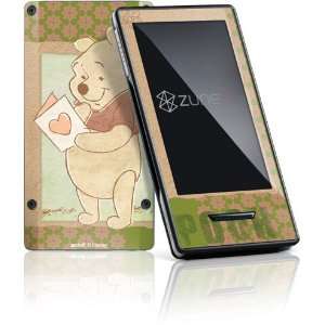  Pooh Love Note skin for Zune HD (2009): MP3 Players 