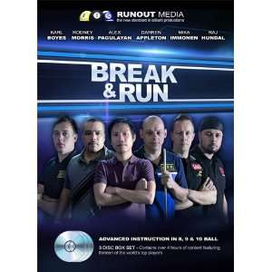  Break & Run 3 Disc Box Set Instructional DVD Sports 