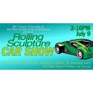   Vinyl Banner   Ann Arbor Rolling Sculpture Car Show 