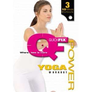  QuickFIX Power Yoga DVD: Sports & Outdoors
