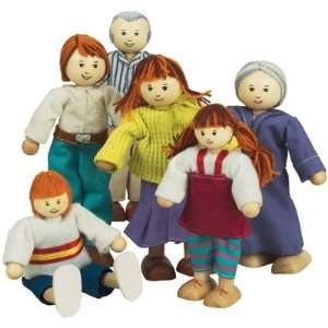  Caucasian Family (6 dolls): Toys & Games