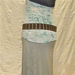 Wet Seal : Tie up Synthetic Leather Brown Belt with Quad Punched Holes 