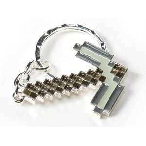  Official Licensed Minecraft 1 Inch Pickaxe Keychain 