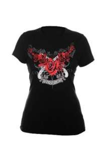 Kid Rock Roses And Pistols Girls T Shirt: Clothing