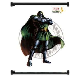 Marvel vs. Capcom 3: Fate of 2 Worlds Game Dr Doom Fabric Wall Scroll 