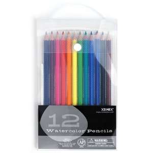   Supplies, Watercolor Pencils, 12 Pack, 1 Set (30110)