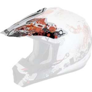    AFX Helmet Peak for FX 17Y, Orange Stunt 0132 0566 Automotive