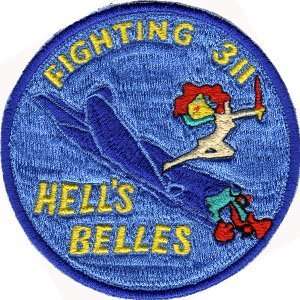  FIGHTING 311 HELLS BELLES 4.8 Patch Military: Everything 