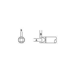   Slot Tip Soldering Cartridge 2.29mm, Chip 0805