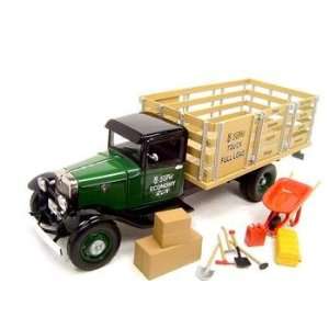   : 1934 FORD STAKE BED TRUCK GREEN 1:24 DIECAST MODEL: Everything Else