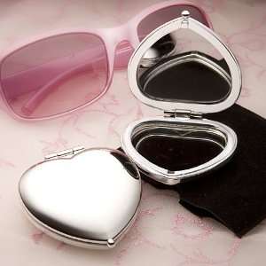  Heart Shaped Compact Mirror Favors: Health & Personal Care