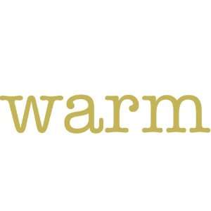  warm Giant Word Wall Sticker: Home & Kitchen
