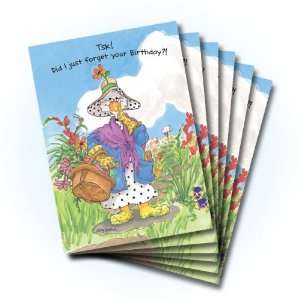   Suzys Zoo Belated Birthday Card 6 pack 10300: Health & Personal Care