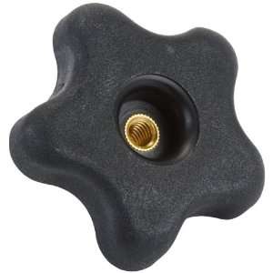  Knob, Five Star With Through Hole, 3/8 16 Insert: Home 