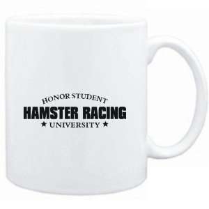  Mug White  Honor Student Hamster Racing University 