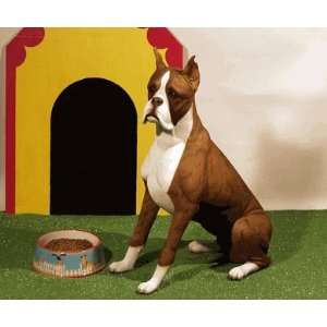  Lifesize Figurine Dog Urns: Boxer, Brindle: Home & Kitchen