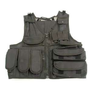  Airsoft Swiss Arms Black Nylon Tactical Vest Sports 