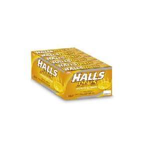  Halls Plus Cough Suppressant Honey   Lemon with Medicine 
