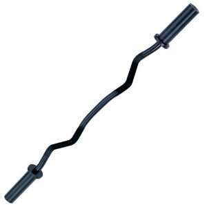  Body Solid Olympic 47 Curl Weight Bar OB47B: Sports 