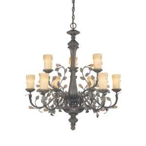 Savoy House 1 1252 9 131 Valence 9 Light Two Tier Chandelier in El 