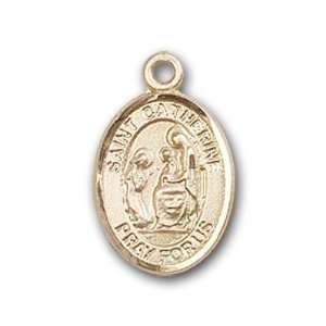  12K Gold Filled St. Catherine of Siena Medal: Jewelry