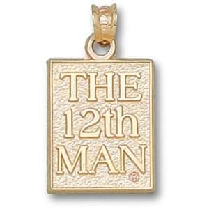  Texas A&M University The 12Th Man Pendant (Gold Plated 