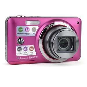  GE E1680W 16MP 8x Optical/6x Digital Zoom Camera w/HDMI 