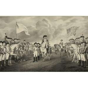   Surrender of Lord Cornwallis at Yorktown Va. Oct. 19th. 1781 24 X 15.5