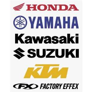  Die Cut Logo Sticker: Automotive