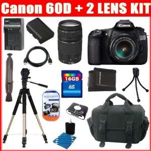 Canon EOS 60D 18 MP CMOS Digital SLR Camera with 3.0 Inch LCD and EF S 