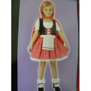  Red Riding Hood Costume Girls Medium: Toys & Games