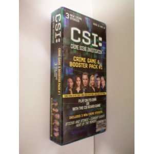  CSI Crime Scene Investigation    Crime Game & Booster 