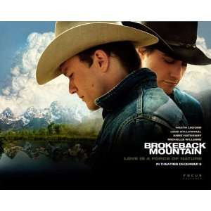  Brokeback Mountain 11 x 17 Movie Poster: Home & Kitchen