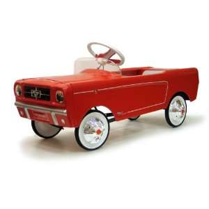  1965 AMF Ford Mustang Pedal Car   Red: Toys & Games