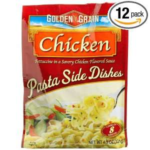 Golden Grain Pasta Side Dish   Chicken, 4.3 Ounce Packages (Pack of 12 