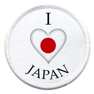  I HEART JAPAN Earthquake Tsunami Survivors Flag 3 inch 