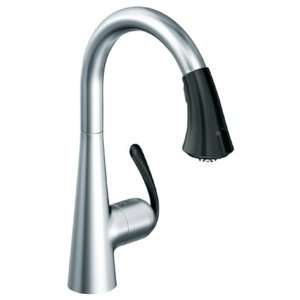   Down Kitchen Faucet, RealSteel Stainless Steel/Black: Home Improvement
