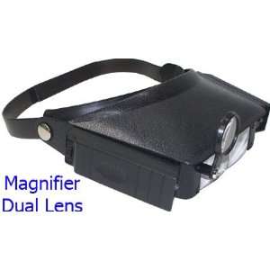  Lighted Bino Head Magnifier Dual Lens