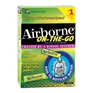 Airborne OTG 6 6 PACK Airborne On The Go Lemon Lime 8ct Packets   6 