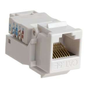   Cat 5E Keystone Jack   White Toolless: Computers & Accessories