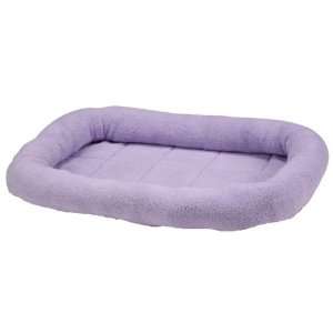  Slumber Pet Soft Terry Crate Bed Med Lavender: Pet 