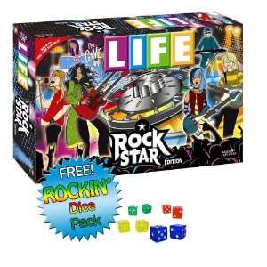  Rock Star Life w/ Free Rockin Dice Pack: Toys & Games