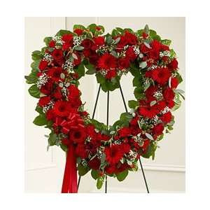 Funeral Flowers by 1800Flowers   Always Remember Floral Heart 