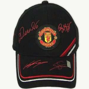 MANCHESTER UNITED SOCCER OFFICIAL SIGNED HAT CAP Sports 