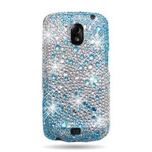  WIRELESS CENTRAL Brand Hard Snap on case 2 TONES With BLUE 