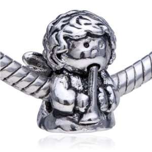  Pandora Style Bead Round Shaped Trumpet Player European 