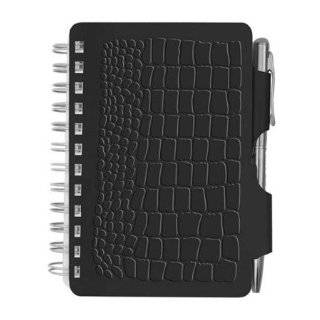 Black Crocodile Pattern Password Keeper Organizer Notebook Notepad 