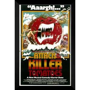  Attack of the Killer Tomatoes FRAMED 27x40 Movie Poster 