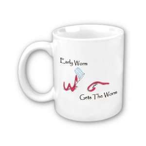  Early Worm Gets The Worm The Office coffee mug: Everything 