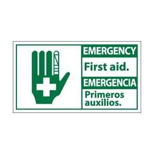 SFA1P   Emergency, First Aid (Bilingual), 10 X 18, Pressure 